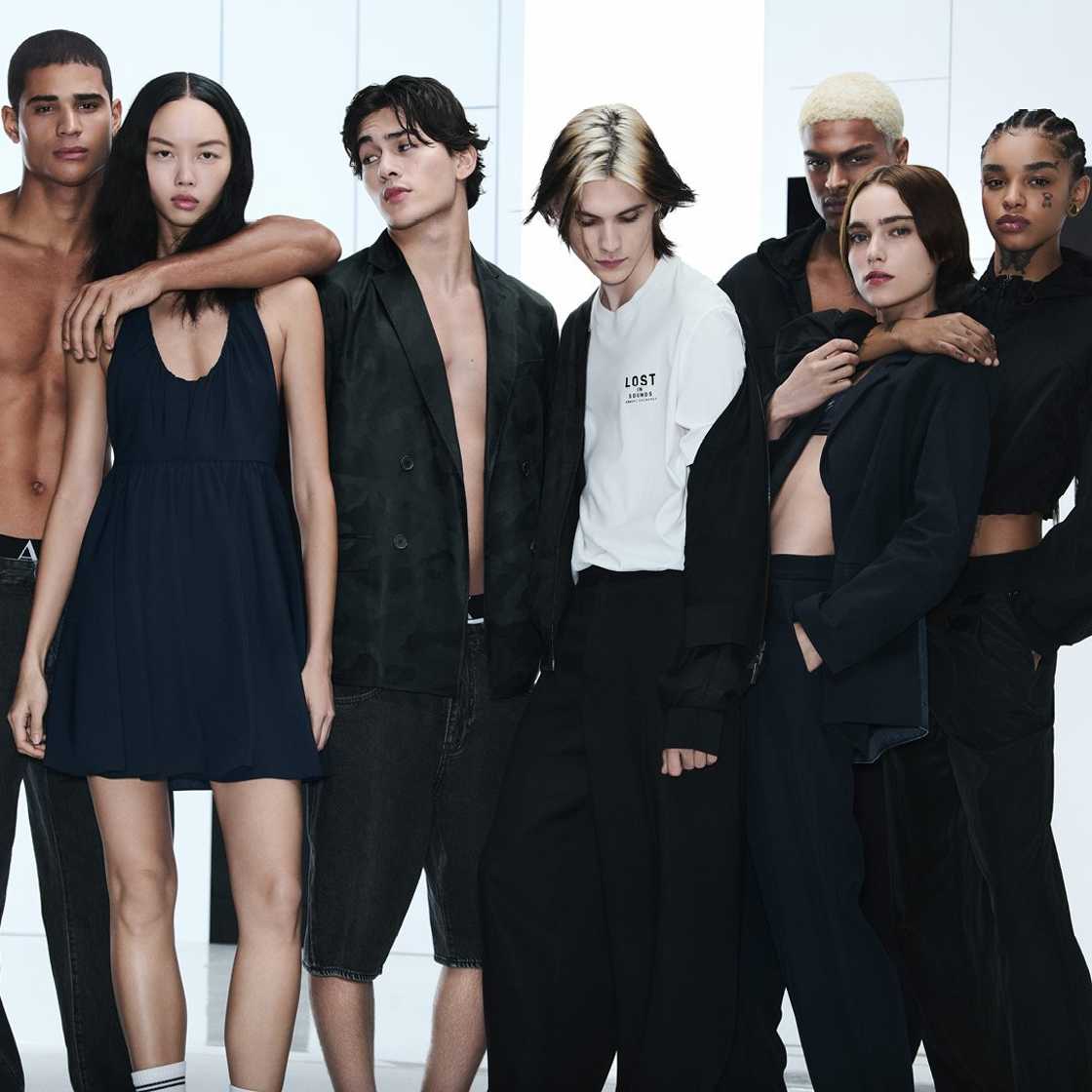Armani AX, campaign image, group of people