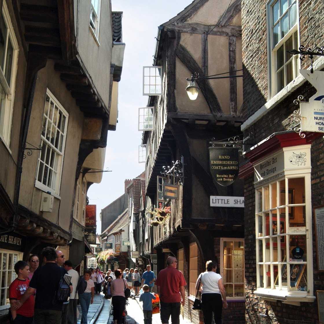 The shambles in York City Centre