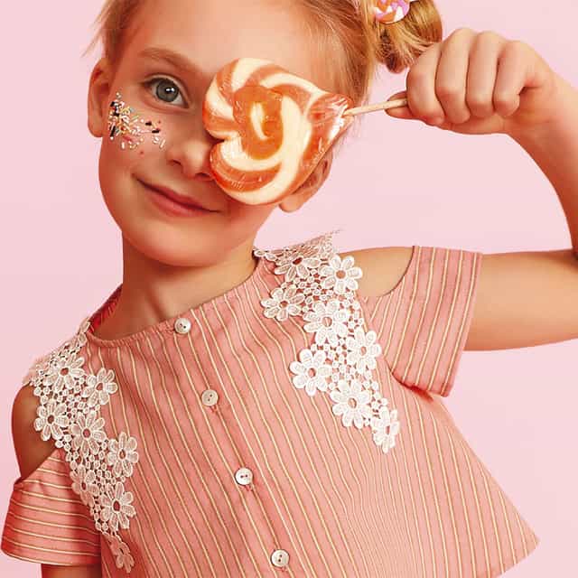 Simonetta baby girl model