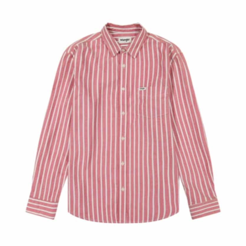 Image of a red and white striped shirt