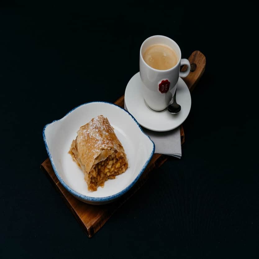 Apple Cake with Coffee
