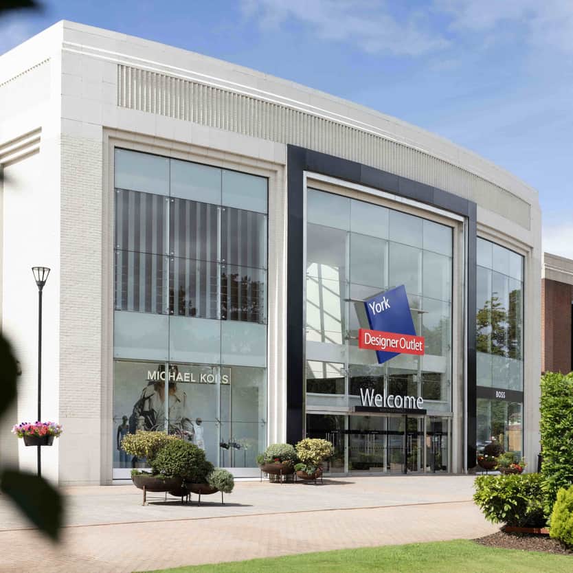 Outside North Entrance at York Designer Outlet