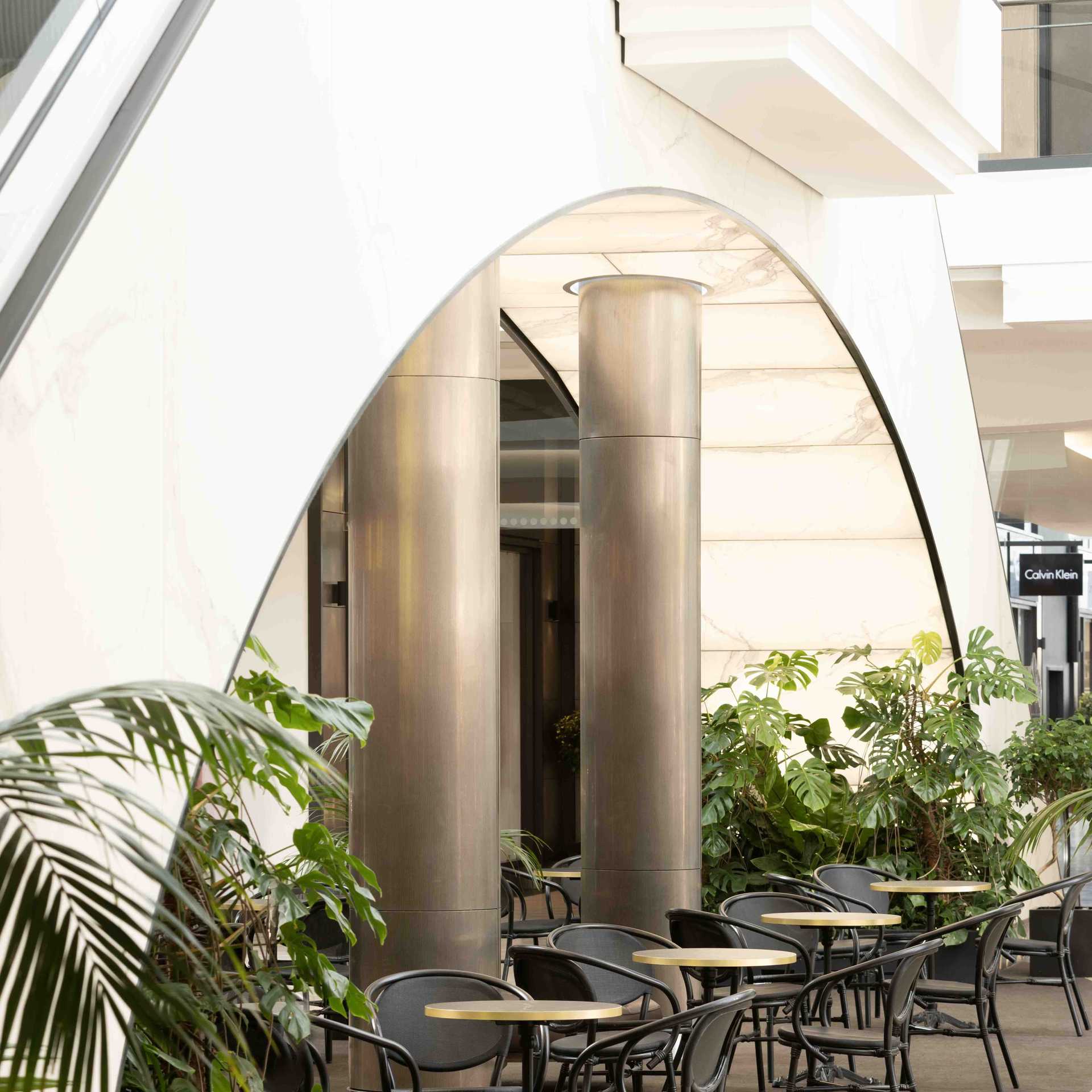 Seating inside York Designer Outlet