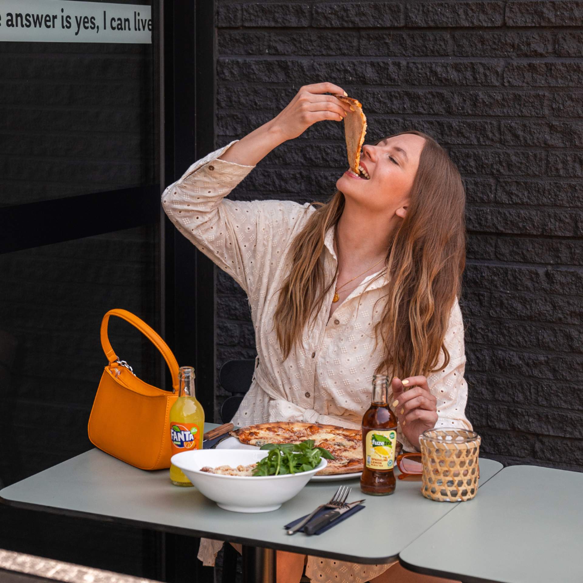 Lunch break while shopping