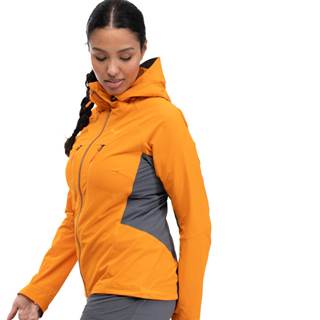 *"Cecile", women's soft shell mpountain jacket, in the color light golden yellow. While stock lasts. Cannot be combined with other discounts. (RRP €180 | outlet price €126)