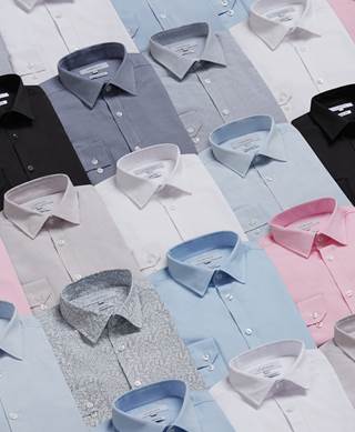 2 Shirts for £59 | 3 Shirts for £79 | 4 Shirts for £99.  *offer excludes Marc Darcy, Ted Baker, Jeff Banks and House of Cavani. See in-store for more details. 
