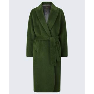 *Women's coat "DM 422" in green and beige (RRP €1099 | Outlet €769)