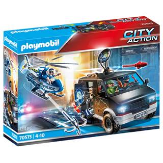 70575 Police Helicopter: Pursuit of the getaway vehicle