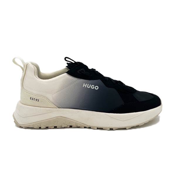 White to black ombré coloured sneaker from HUGO
