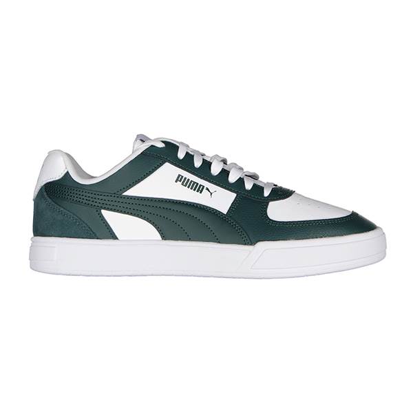 Green and white Puma sneaker