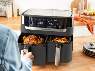 TEFAL DUAL DRAWER
EASYFRY AND GRILL CHARCOAL
SAVING 31% OFF RRP

