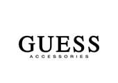 Brand logo for Guess accessories