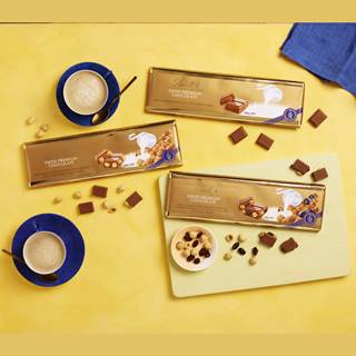 Visit us today in the Lindt chocolate shop to take advantage of our 4 for 3 offer across a wide range of chocolate bars.
