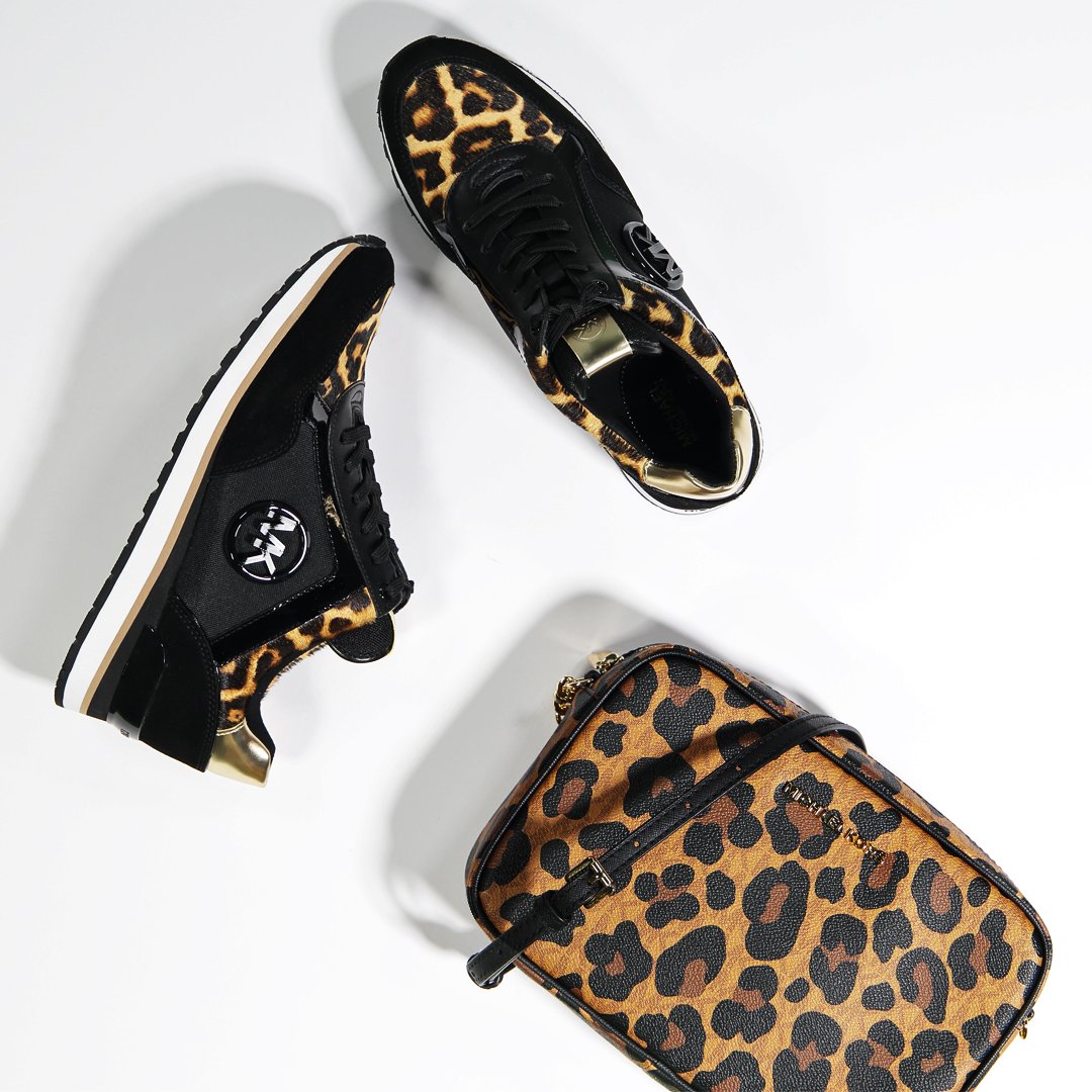 michael kors leopard trainers