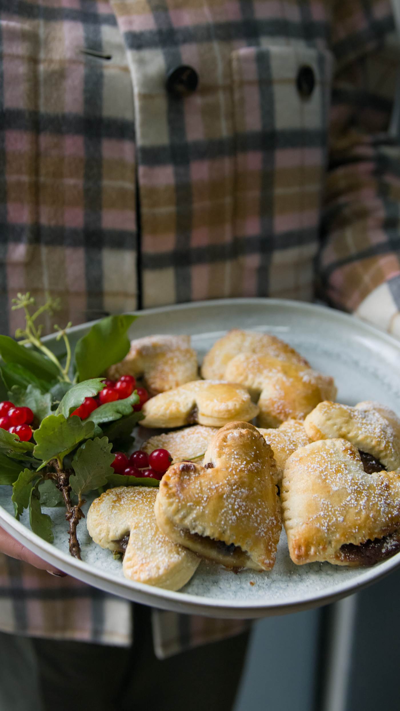 Puff Pastry Heart Mince Pies