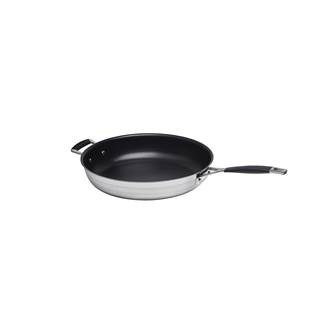 3-ply frying pan,32 cm, stainless steel multi-layer material, non-stick coating, with silicone handle | RRP € 235  | Outlet € 164,50