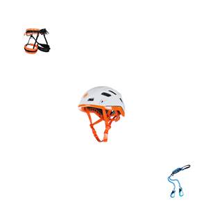 Klettersteig Set - 3 Slike Harness + Rock Rider Helm + CAMP Kinetic Rewind Pro