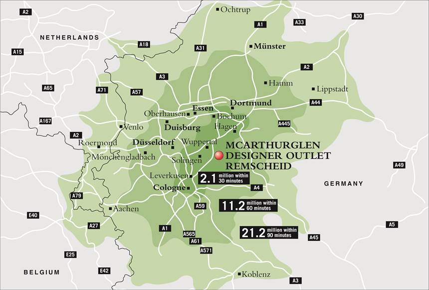 Designer Outlet Roermond Map