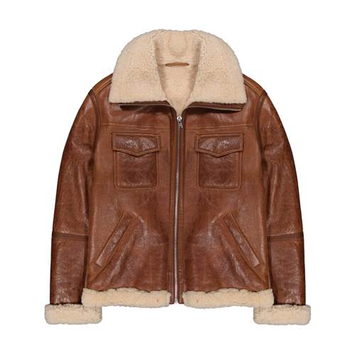 leather jacket for men (brown)