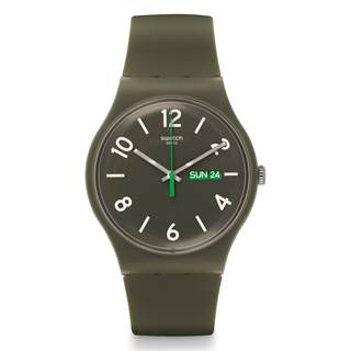 Outlet price €56 - Swatch "New Gent" (back up grean SUOG706)


