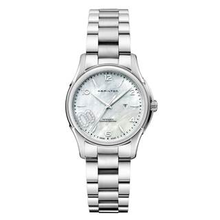 Outlet price €837 - Watch "Hamilton Jazzmaster Lady Interlaken" mechanical movement, sapphire crystal, diamonds (Ref. no H89315195)



