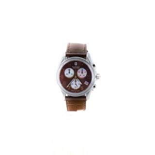Outlet price €980 - Victorinox Chrono Classic Diamonds MOP brown leather strap (as long as stocks will last)