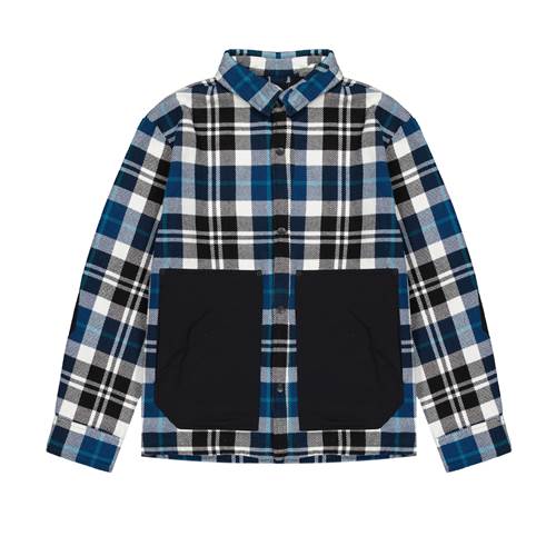Jacket outdoor woven in 2 colours (blue)