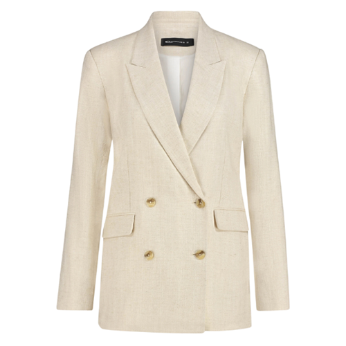 Beige linnen blazer