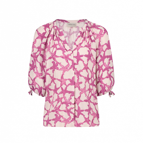 Cooper Blouse, pink money/pink punch