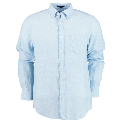 MEN Linen Shirt Blue