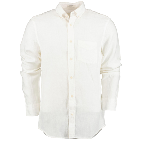 MEN Linen Shirt White